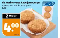 Poiesz Vis Marine verse kabeljauwburger aanbieding