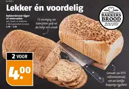 Poiesz Bakkersbrood tijger of meerzaden aanbieding