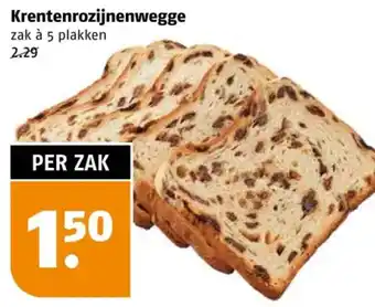 Poiesz Krentenrozijnenwegge aanbieding