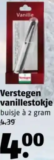 Poiesz Verstegen vanillestokje aanbieding