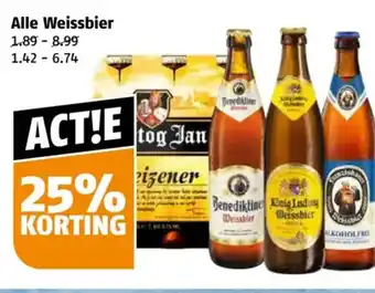 Poiesz Alle Weissbier aanbieding