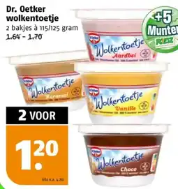 Poiesz Dr. Oetker wolkentoetje aanbieding