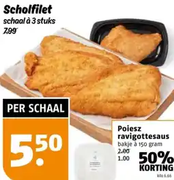 Poiesz Scholfilet aanbieding