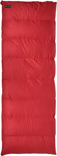 Amazon LOWLAND OUTDOOR Companion Economy - 100% Katoen - 1395gr - 210x80 cm +5ºC,Rood aanbieding