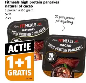 Poiesz Fitmeals high protein pancakes aanbieding