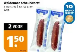 Poiesz Weidenaar scheurworst aanbieding