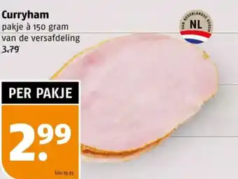 Poiesz Curryham aanbieding