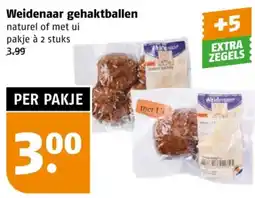 Poiesz Weidenaar gehaktballen aanbieding