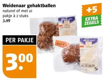 Poiesz Weidenaar gehaktballen aanbieding