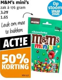 Poiesz M&M's mini's aanbieding