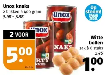 Poiesz Unox knaks aanbieding