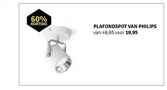Nijhof Plafondspot Van Philips 60% Korting aanbieding