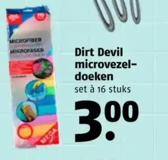 Poiesz Dirt Devil microvezel` doeken aanbieding