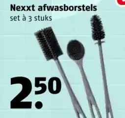 Poiesz Nexxt afwasborstels aanbieding