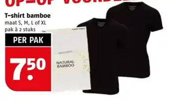 Poiesz T-shirt bamboe aanbieding