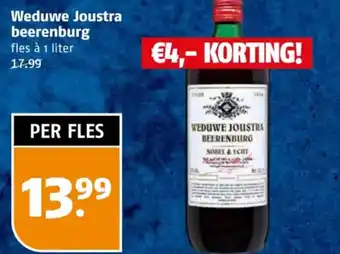 Poiesz Weduwe Joustra beerenburg aanbieding