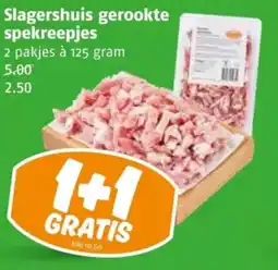 Poiesz Slagershuis gerookte spekreepjes aanbieding