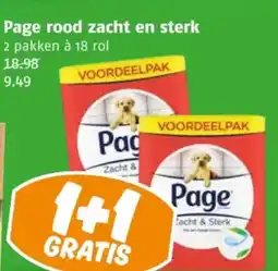 Poiesz Page rood zacht en sterk aanbieding