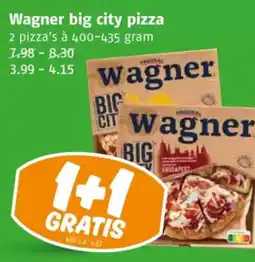 Poiesz Wagner big city pizza 2 pizza aanbieding