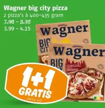 Poiesz Wagner big city pizza 2 pizza aanbieding