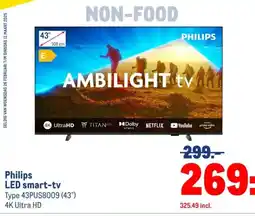 Makro Philips LED smart tv aanbieding