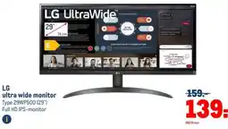 Makro LG ultra wide monitor aanbieding