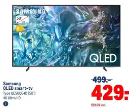 Makro Samsung QLED smart tv aanbieding