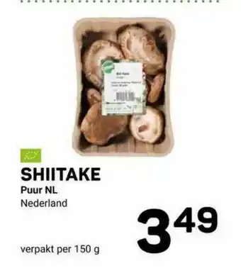 Ekoplaza Shiitake Puur NL aanbieding