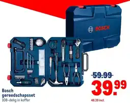 Makro Bosch gereedschapsset aanbieding