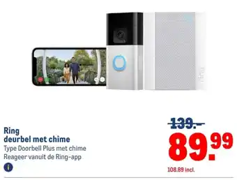 Makro Ring deurbel met chime aanbieding