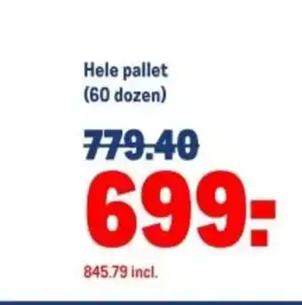 Makro Hele pallet aanbieding