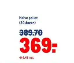 Makro Halve pallet aanbieding