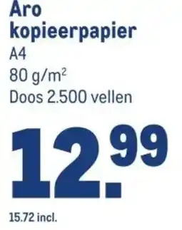 Makro Aro kopieerpapier aanbieding