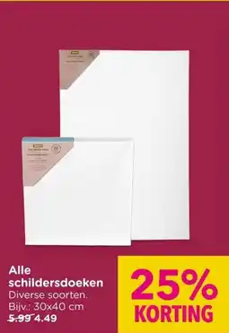 Xenos Alle schildersdoeken Diverse soorten. Bijv.: 30x40 cm 5.99 4.49 aanbieding