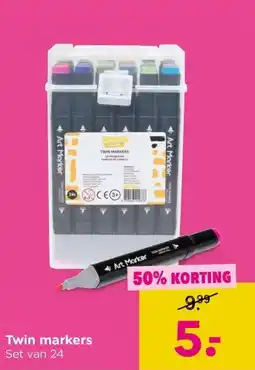 Xenos Twin markers aanbieding