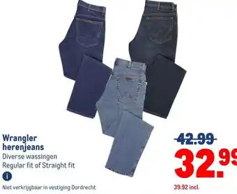 Makro Wrangler herenjeans aanbieding