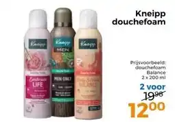 Trekpleister Kneipp douchefoam aanbieding