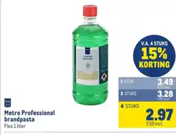 Makro Metro Professional brandpasta aanbieding