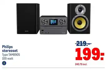 Makro Philips stereoset aanbieding