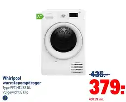 Makro Whirlpool warmtepompdroger aanbieding