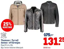 Makro Thomson + Tyrrell dames of herenjas aanbieding