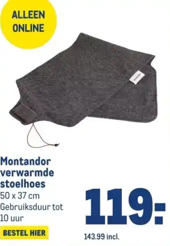 Makro Montandor verwarmde stoelhoes aanbieding