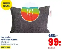 Makro Montandor verwarmd kussen aanbieding