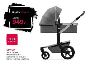 Prenatal Joolz Day+ Radiant Grey Kinderwagen 300.- Korting aanbieding