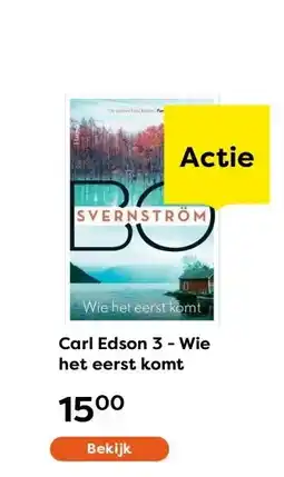 The Read Shop Carl Edson 3 - Wie het eerst komt aanbieding