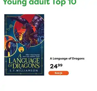 The Read Shop A Language of Dragons aanbieding