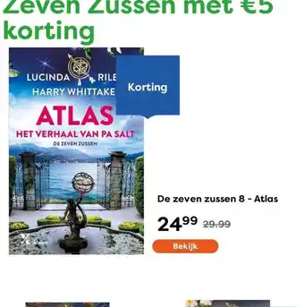 The Read Shop De zeven zussen 8 - Atlas aanbieding