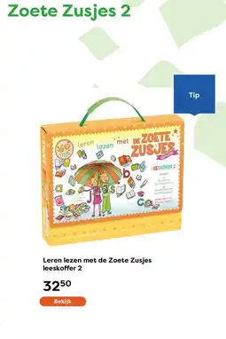 The Read Shop Leren lezen met de Zoete Zusjes leeskoffer 2 aanbieding