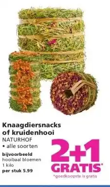 Ranzijn Knaagdiersnacks of kruidenhooi aanbieding