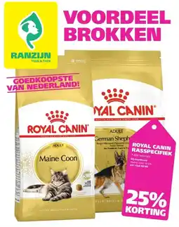 Ranzijn ROYAL CANIN RASSPECIFIEK aanbieding